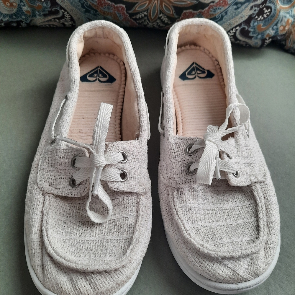 Roxy Ahoy Boat Shoes Sneakers - Picture 3 of 6